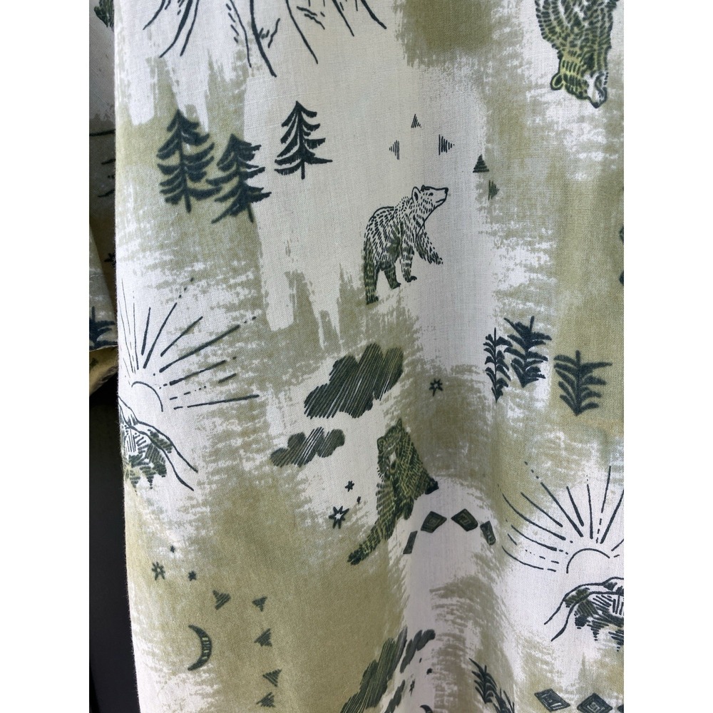Patagonia Go-To Shirt XL Green Bear Mountain Moon Forest Organic Cotton 52691 - Picture 7 of 9